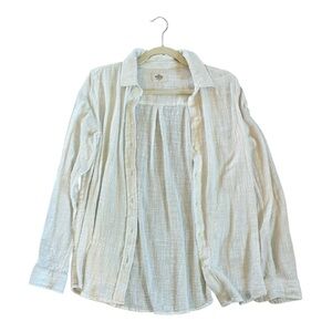 Marine Layer Gauze Button Down top size Large